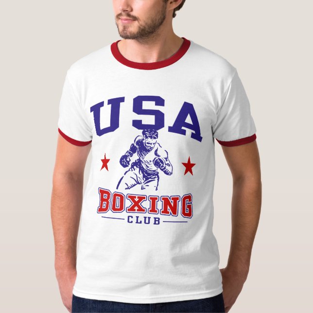 Camiseta Boxeo de Estados Unidos (Anverso)