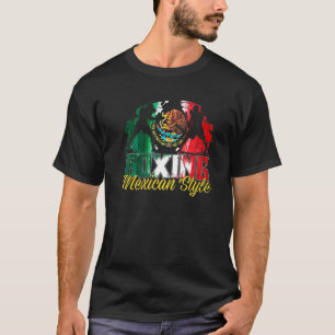 Camiseta Boxeo de estilo vintage mexicano