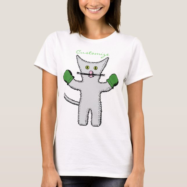 Camiseta Boxeo de gatitos con Mittens_Cove (Anverso)