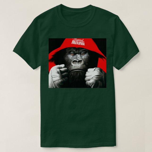 Camiseta Boxeo de gorila (Diseño del anverso)