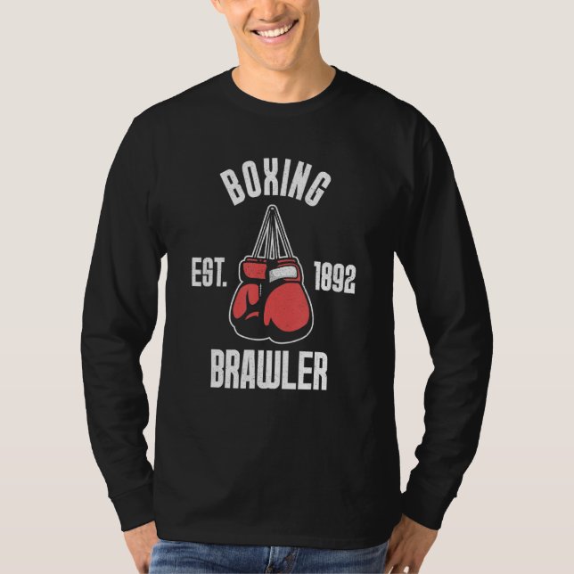 Camiseta Boxeo de guantes de boxeo de Brawler (Anverso)
