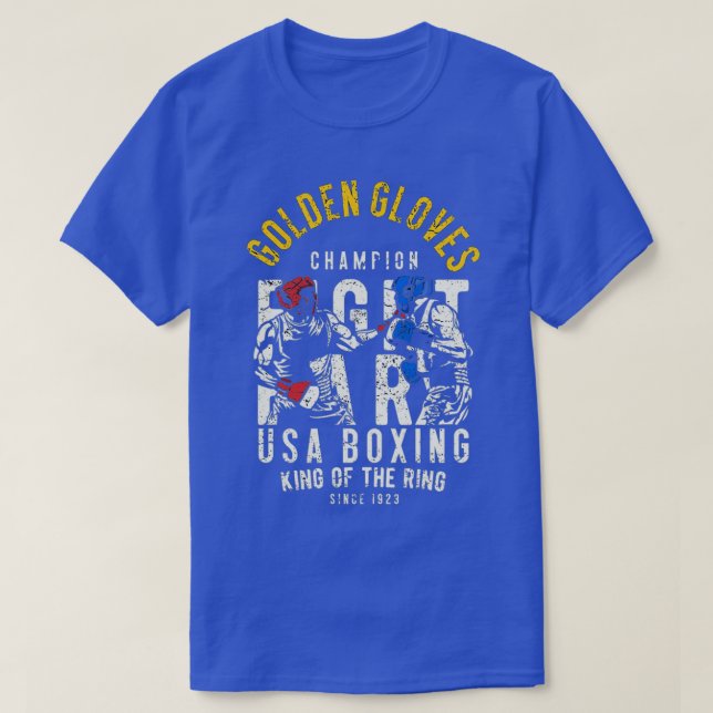 Camiseta Boxeo de guantes dorados (Diseño del anverso)