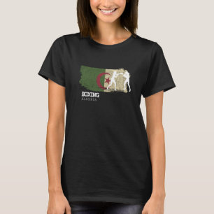 Camiseta Boxeo de mujeres Argelia combate boxeo deportivo