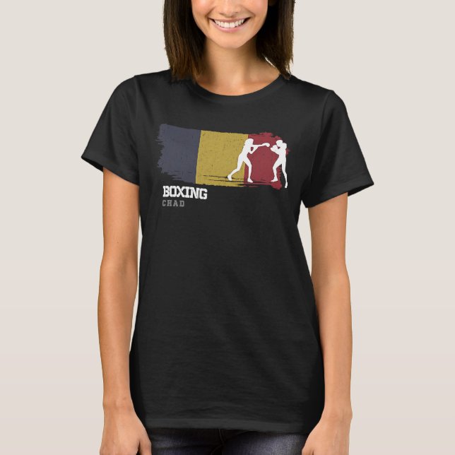 Camiseta Boxeo de mujeres en Chad Combate boxeo 1 (Anverso)