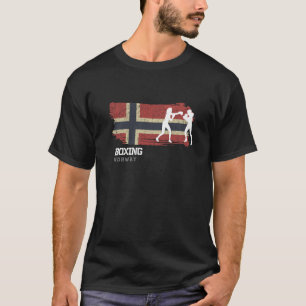 Camiseta Boxeo de mujeres en combate a boxeo en Noruega
