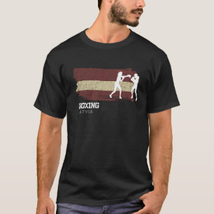 Camiseta Boxeo de mujeres Letonia Combate boxeo deportivo