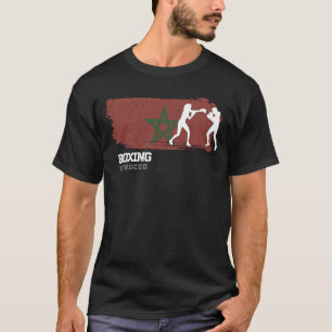 Camiseta Boxeo de mujeres Marruecos Combate boxeo de deport