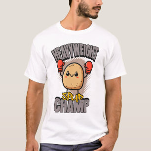 Camiseta Boxeo de Patata Campeón Peso Pesado Spud