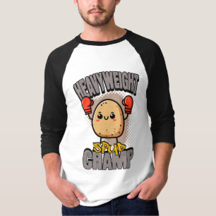 Camiseta Boxeo de Patata Campeón Peso Pesado Spud