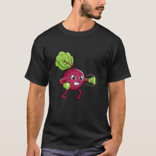 Camiseta Boxeo de Remolacha Boxeador Hobby Deportes
