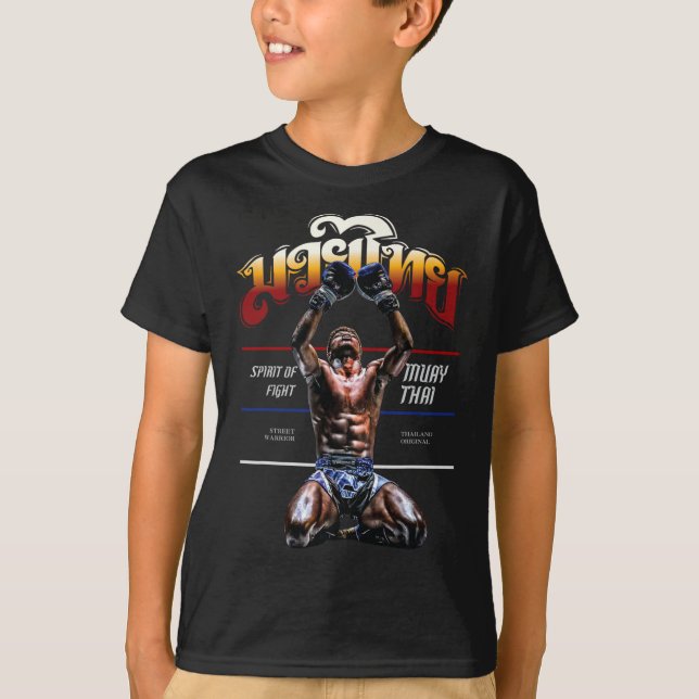 Camiseta Boxeo de Tailandia Original Muay Thai (Anverso)