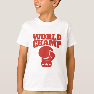 Camiseta Boxeo del campeón del mundo