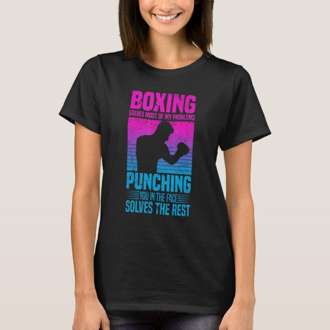 Camiseta Boxeo en artes marciales masculinas boxeo en boxeo (Anverso)