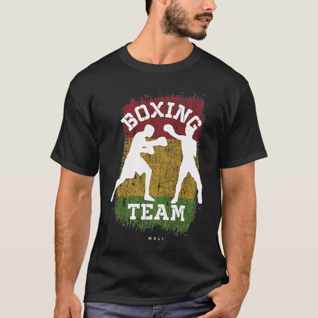 Camiseta Boxeo en Mali Combate al boxeo en el deporte (Anverso)