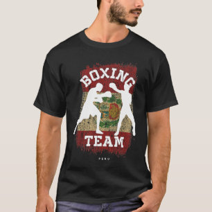 Camiseta Boxeo en Perú contra boxeador deportivo