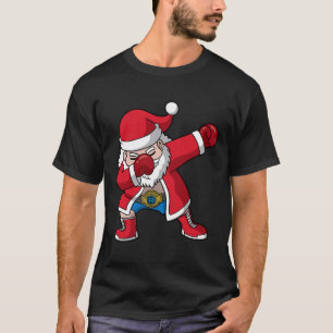 Camiseta Boxeo en Santa Claus Boxer Navidades Boxeo Hombres