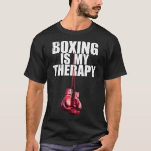 Camiseta Boxeo Es Mi Terapia Cita Boxeo Kickboxing Boxeador