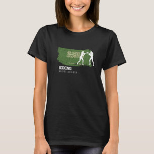 Camiseta Boxeo Femenino Arabia Saudita Deportes de Combate