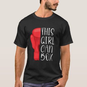 Camiseta Boxeo femenino boxeador combate Guantes de boxeo E