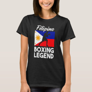 Camiseta Boxeo filipino Pinoy de boxeo con bandera filipina