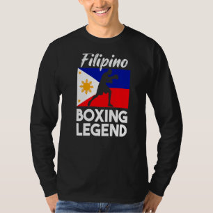 Camiseta Boxeo filipino Pinoy de boxeo con bandera filipina