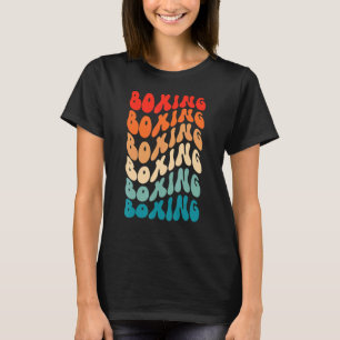 Camiseta Boxeo Groovy Para Chica Mujer Retro 70s Hippie Boh