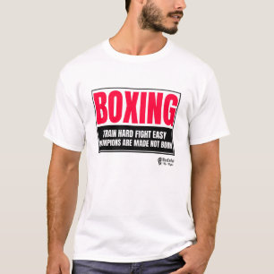 Camiseta Boxeo Hombres Blancos