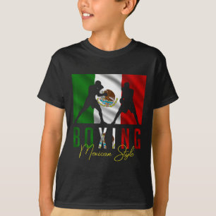 Camiseta Boxeo humorístico mexicano de lucha de kickboxing