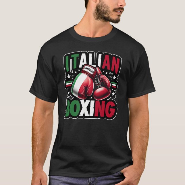Camiseta Boxeo Italiano (Campeón)  (Anverso)