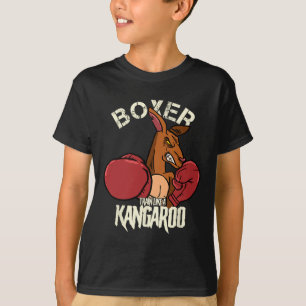 Camiseta Boxeo Kickboxing Entrena Como Un Canguro