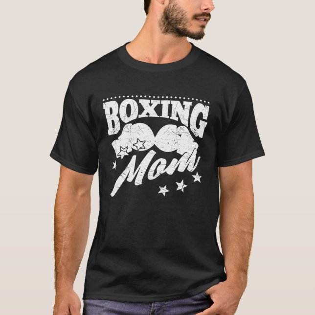 Camiseta Boxeo Mamá Guantes de Boxeo Guay Madre (Anverso)