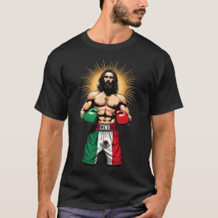 Camiseta Boxeo mexicano Jesucristo Cortometrajes de boxeo