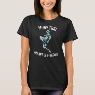 Camiseta Boxeo Muay Tailandés Y Tailandés Fuerte Skeleton