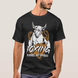 Camiseta Boxeo No Excusas Sólo Uppercusión MMA Lucha Contra