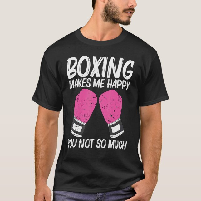 Camiseta Boxeo Para Hombres Boxeadores Parring Match (Anverso)