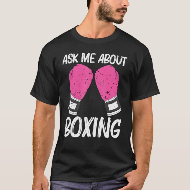 Camiseta Boxeo Para Hombres Boxeadores Parring Match (Anverso)