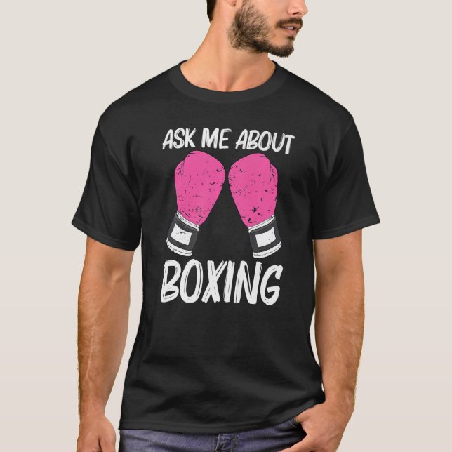 Camiseta Boxeo Para Hombres Boxeadores Parring Match (Anverso)