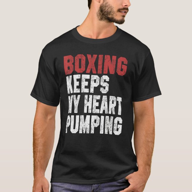Camiseta Boxeo Para Hombres Boxeo Mujeres Mantiene Mi Bomba (Anverso)