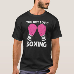 Camiseta Boxeo Para Niños Boxeadores Parring Match