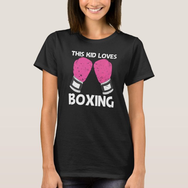 Camiseta Boxeo Para Niños Boxeadores Parring Match (Anverso)