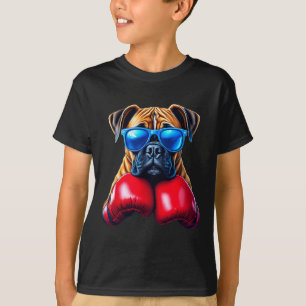 Camiseta Boxeo Perro Boxer Alemán Kickboxing Cool