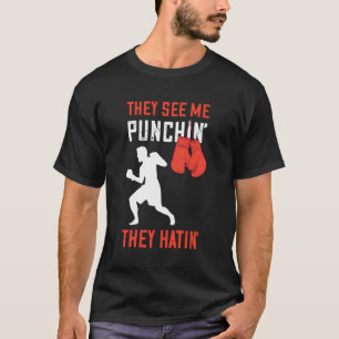 Camiseta Boxeo Que Me Ven Golpear Guantes De Boxeo Ki