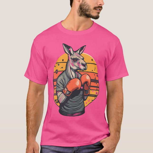 Camiseta Boxeo Roger Australian Kangaroo Boxer Ka (Anverso)