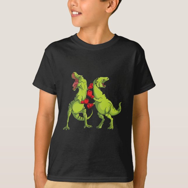 Camiseta Boxeo T-Rex (Anverso)