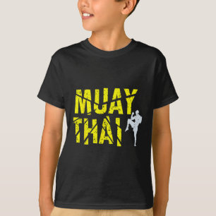 Camiseta Boxeo Tailandés - Boxeador de Muay Thai Kickboxing