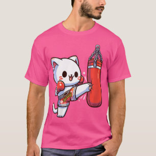 Camiseta Boxeo Tailandés De Wo Muay Cat Para Muay Thai Kick