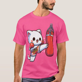 Camiseta Boxeo Tailandés De Wo Muay Cat Para Muay Thai Kick