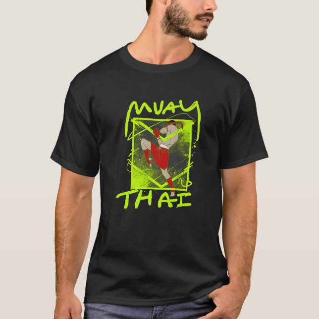 Camiseta Boxeo tailandés muay artista marcial (Anverso)