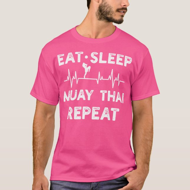 Camiseta Boxeo tailandés muay kickboxing (Anverso)