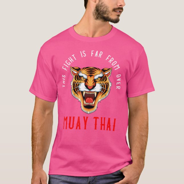Camiseta Boxeo Tailandés Muay Tiger Y Kickboxing (Anverso)